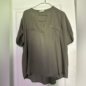 Women's Olive Green Blouse